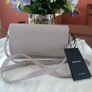 Matt and Nat BEE Vegan Crossbody Bag LOVELY LAVENDER purple lilac